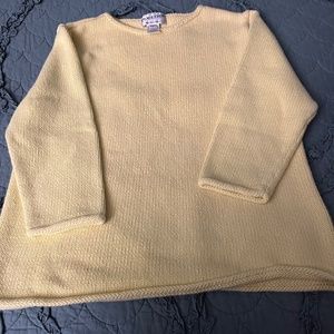 Pendleton all cotton yellow sweater
